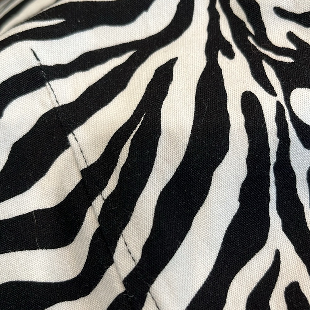 California Concepts Zebra print sleeveless dress. Sz 12 Great for Summer - Picture 2 of 16